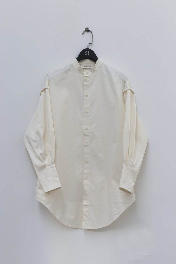 SWAYING/KNIT stand collar long shirt SW211SZ50
